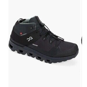 Cloudtrax Waterproof Hiking Shoe (Men) On Running Black 10-excellent